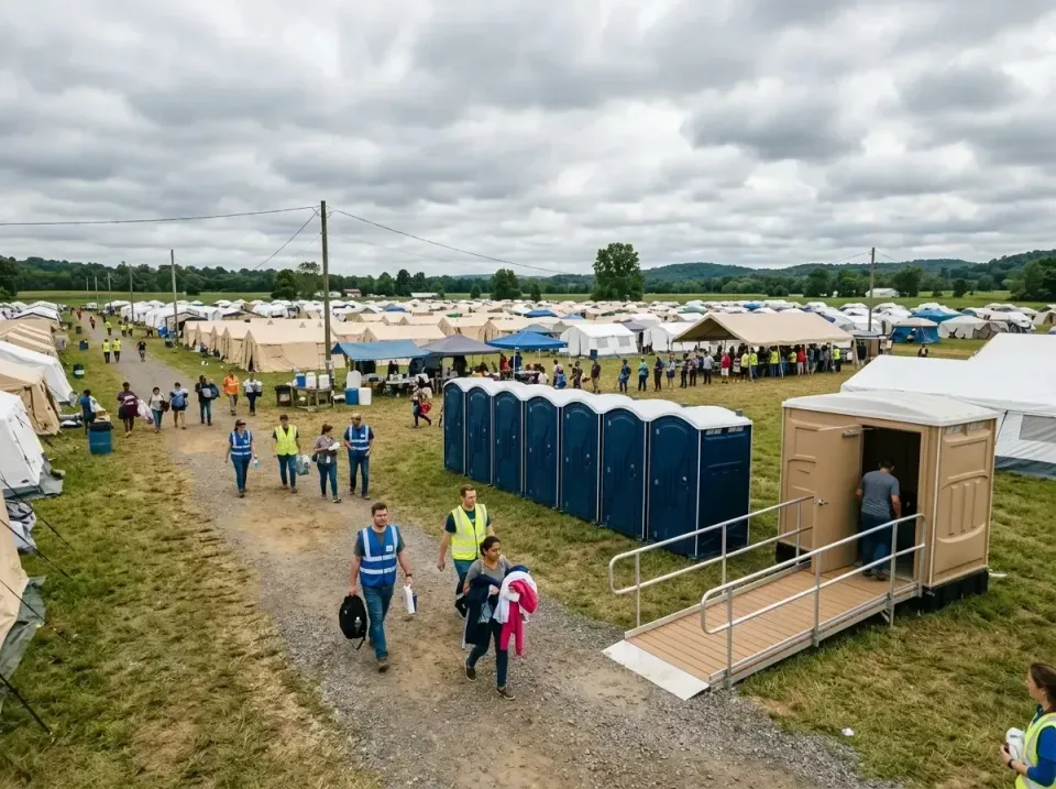 disaster-relief-camp-restrooms-010 — frequently asked questions, Dumpster & Portable Bathrooms Rental in Vinton, TX
